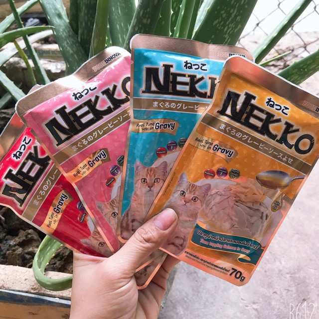 Pate Nekko dạng gói cho mèo 70gr