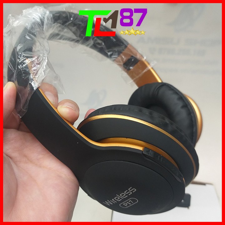 Tai Nghe Chụp Tai Headphone Bluetooth Không Dây P17 - Tai Nghe Blutooth Chụp Tai Chính Hãng