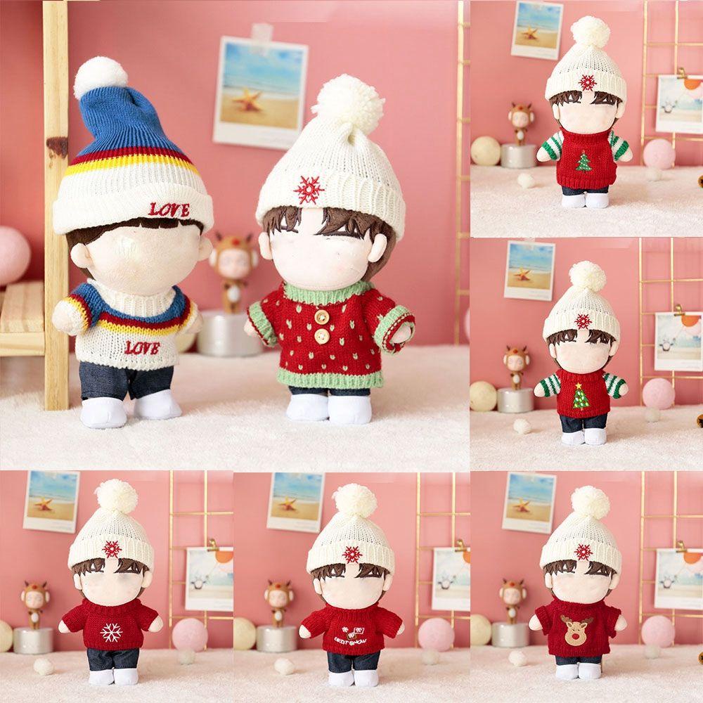 RAINBOW Bộ Quần Áo Cotton Dành Cho Búp Bê 20cm