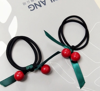 Cột tóc quả cherry (buộc tóc cherry), xinh xắn, dễ thương cho nữ