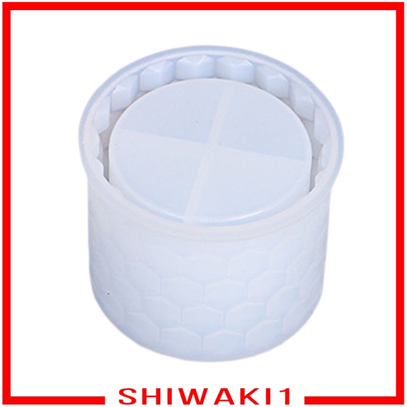 Khuôn Silicone Làm Chậu Hoa Nhựa Resin Mini