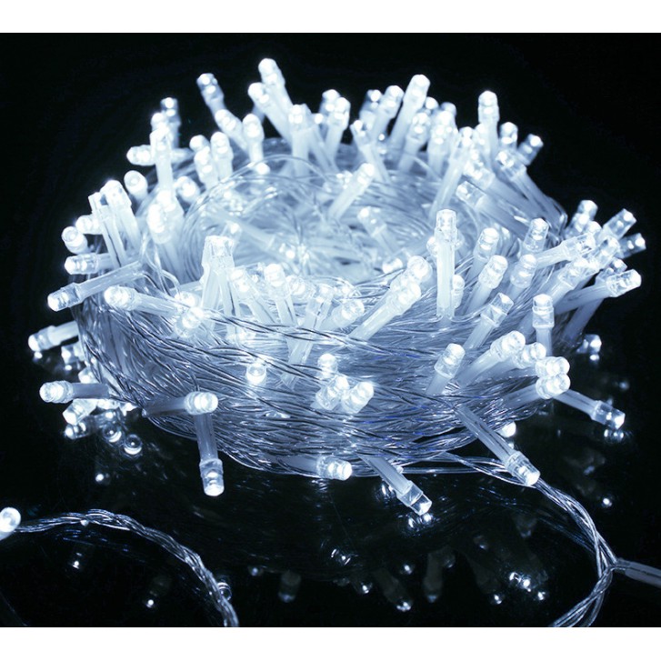 DÂY ĐÈN CHỚP NOEL 100M - 600 BÓNG (ĐỦ MÀU / TRẮNG / VÀNG NẮNG / LÁ / DƯƠNG)