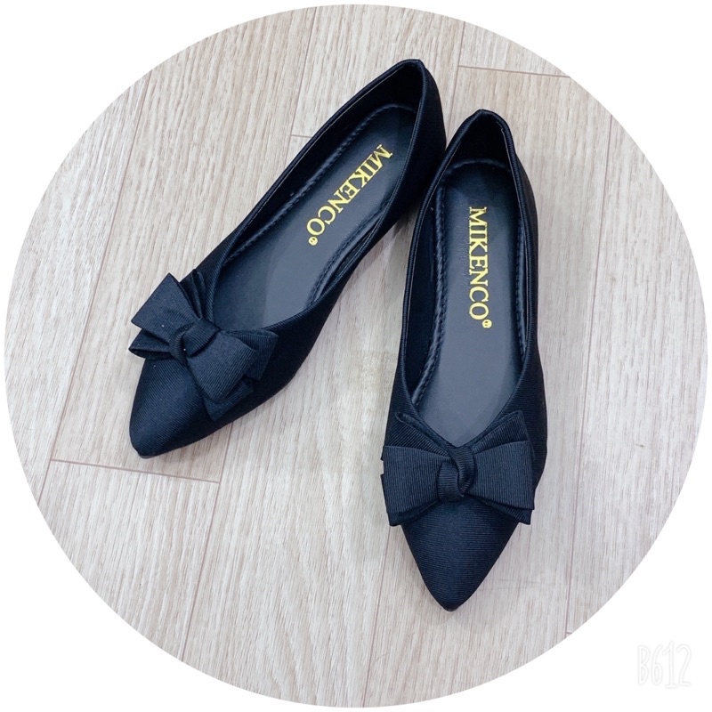 Giày bệt búp bê nữ chất vải xước mũi nhọn giúp lên chân eo thon