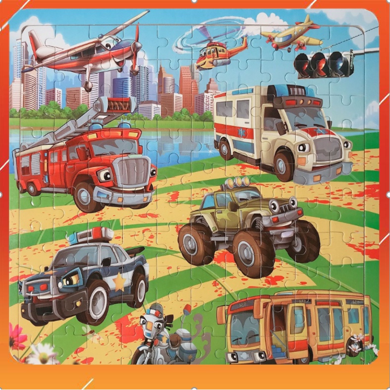 Đồ chơi bộ tranh xếp hình, ghép hình bằng gỗ 100 mảnh puzzle phát triển tư duy trí tuệ cho bé - tranh ghép gỗ 100 miếng