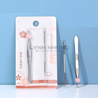Set 02 nhíp và cây lấy mụn