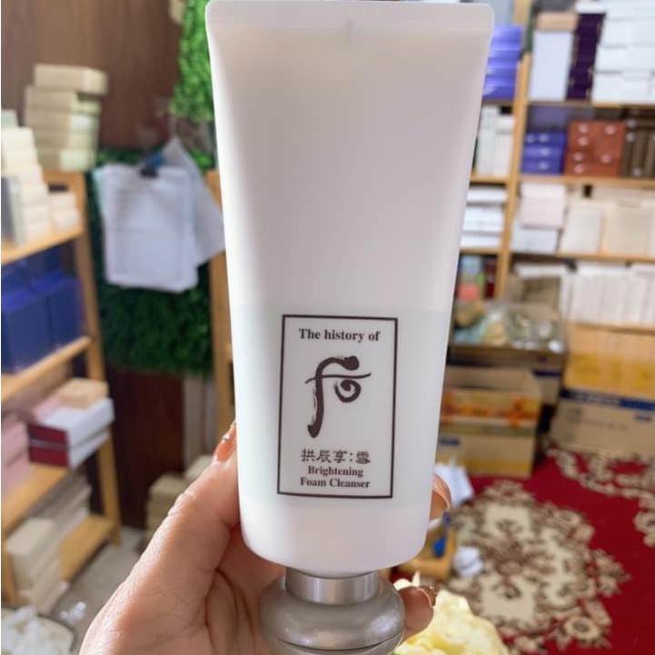 Sữa Rửa Mặt Dưỡng Trắng Whoo Gongjinhyang Seol Brightening Foam Cleanser 180ml