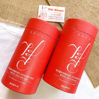 Lemona Gyeol Nano Collagen Powder Lemon Flavor + Vitamin C (60 gói)
