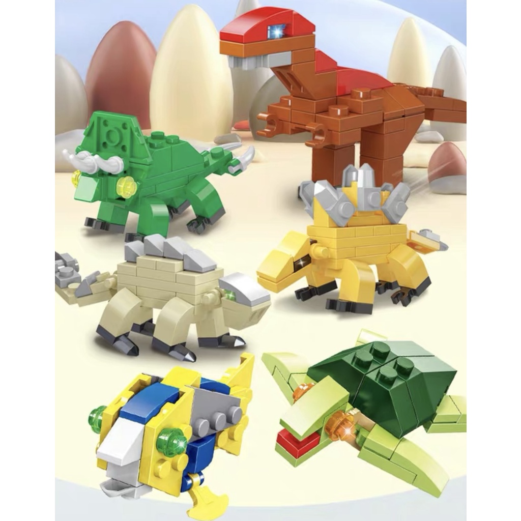 Đồ chơi khối lắp ráp, lắp ghép hình động vật, đồ chơi giáo dục vui nhộn cho trẻ em Master Kids