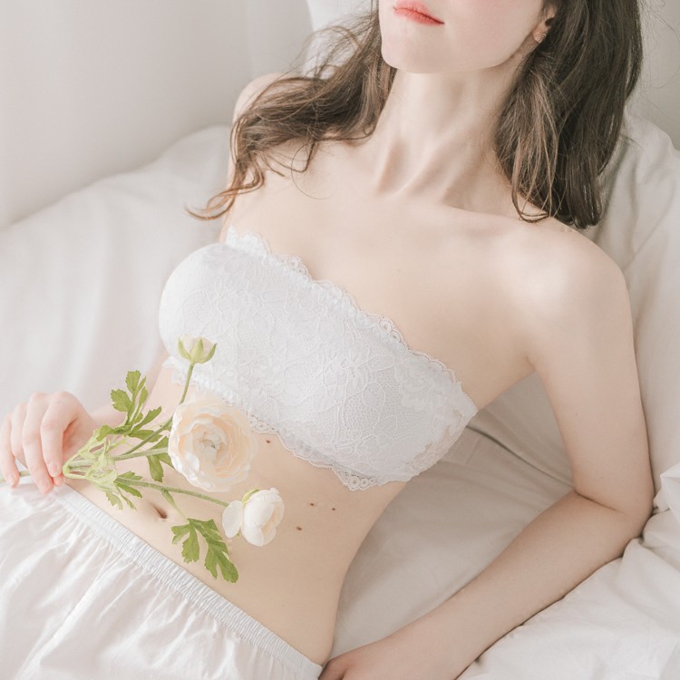 Áo ngực kiểu ống phối ren nữ tính thời trang