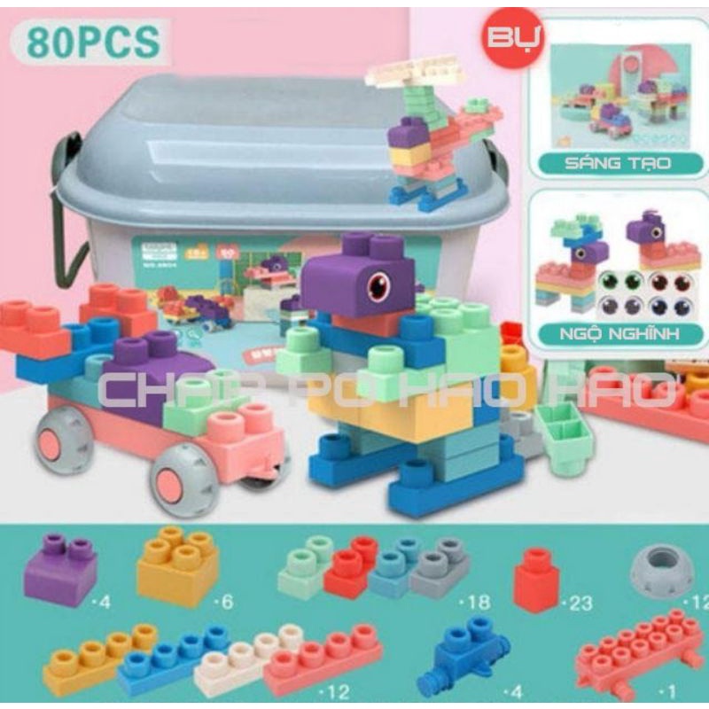 (GIÁ HỦY DIỆT) LEGO NHỰA DẺO CAO CẤP