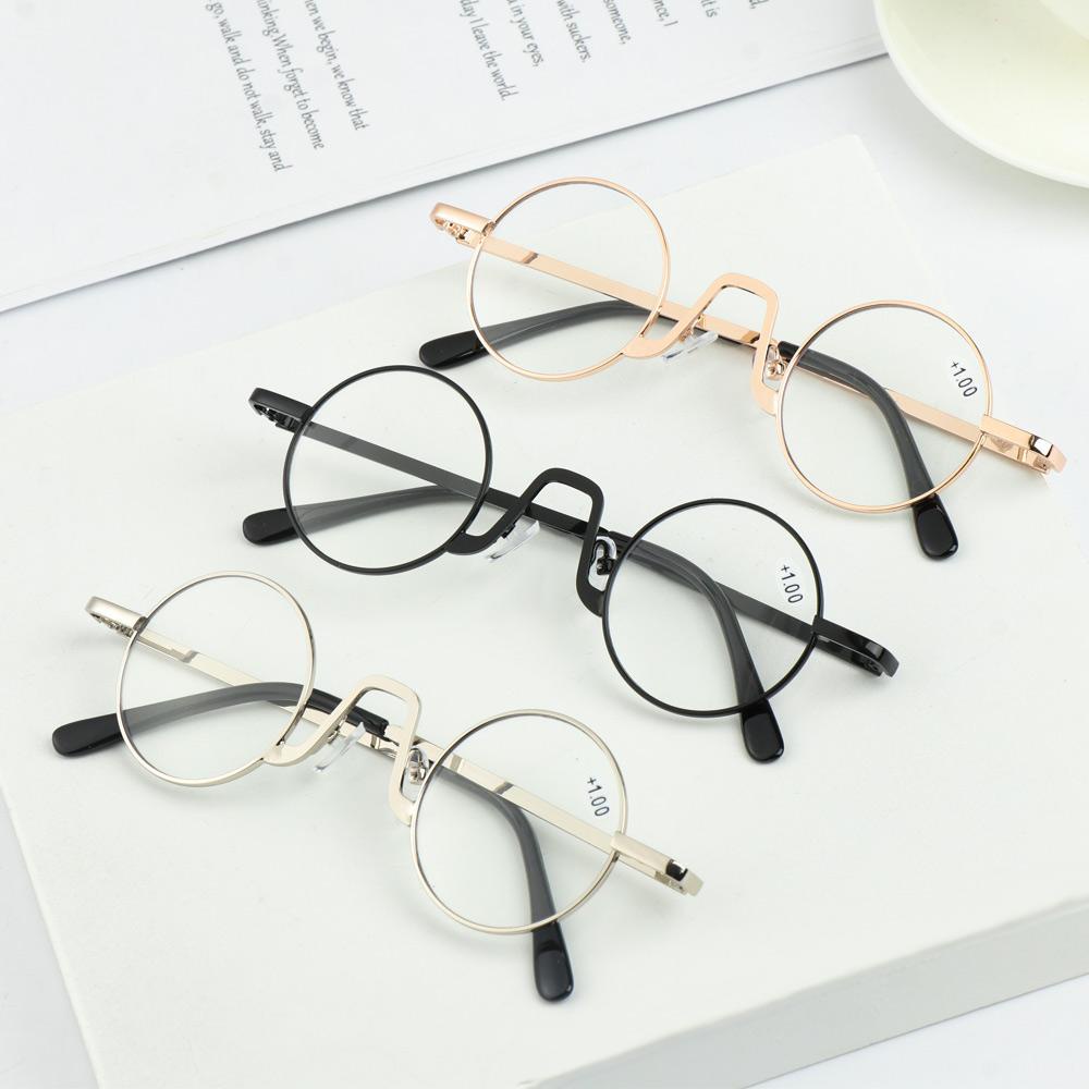 Kính Đọc Sách Gọng Tròn Bằng Kim Loại KENT1 Thời Trang