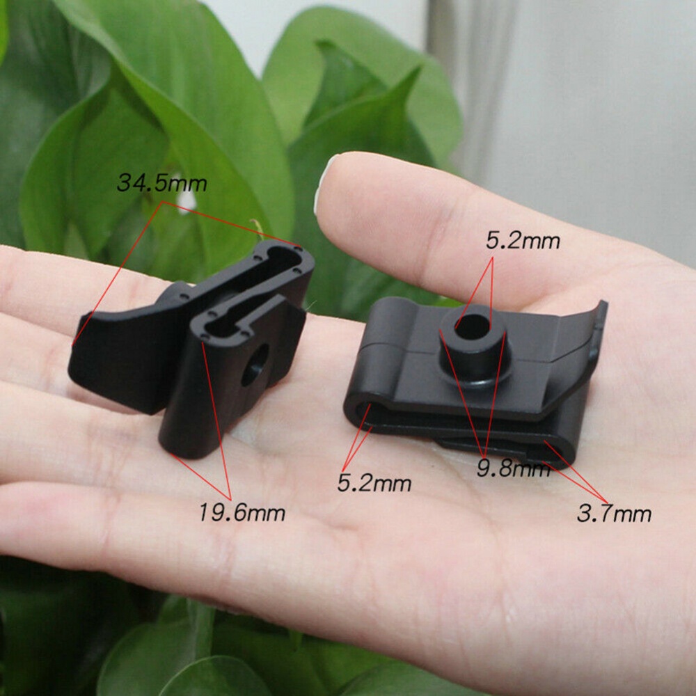 FENDER 5 Ốc Vít Nhựa Cho Lá Chắn Bùn Xe Hơi Toyota Kèm 5 Ốc Vít