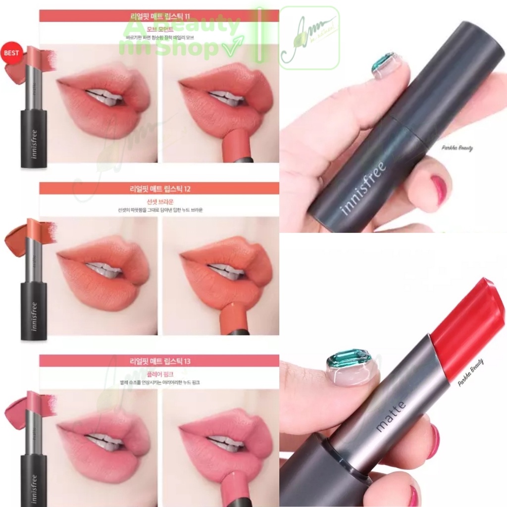 Son thỏi Innisfree Real Fit Matte Lipstick phiên bản mới