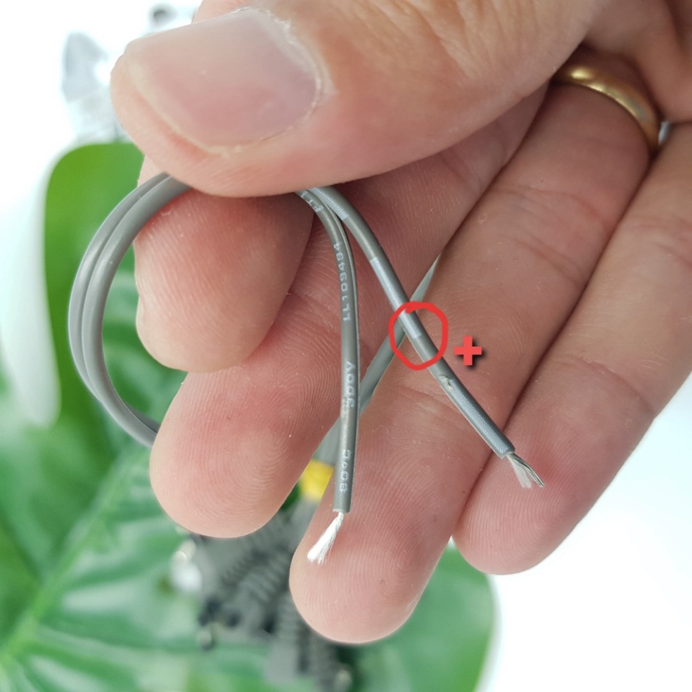 Dây Nguồn DC4.8x1.7MM Chân Cong Dài 20CM Giắc 4.8 - ShopBaoAnh