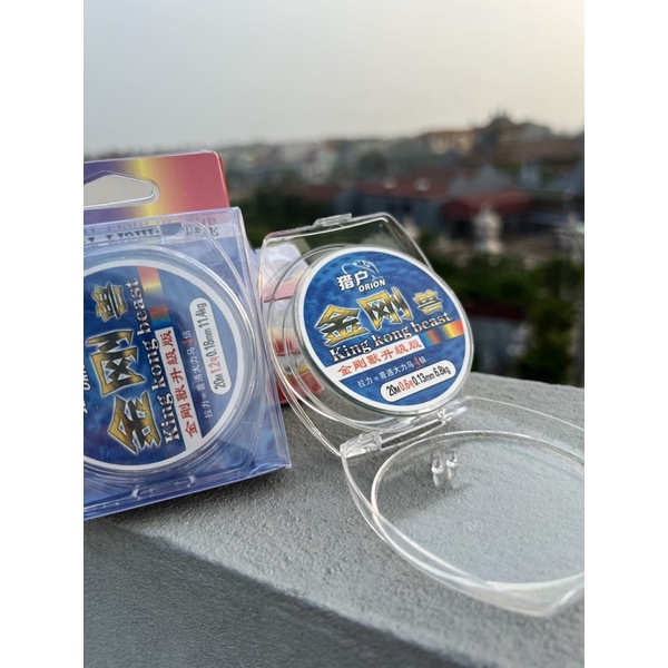 Thẻo dù PE King Kong Beast 20m-Thẻo săn hàng.(Dù 4 lõi).