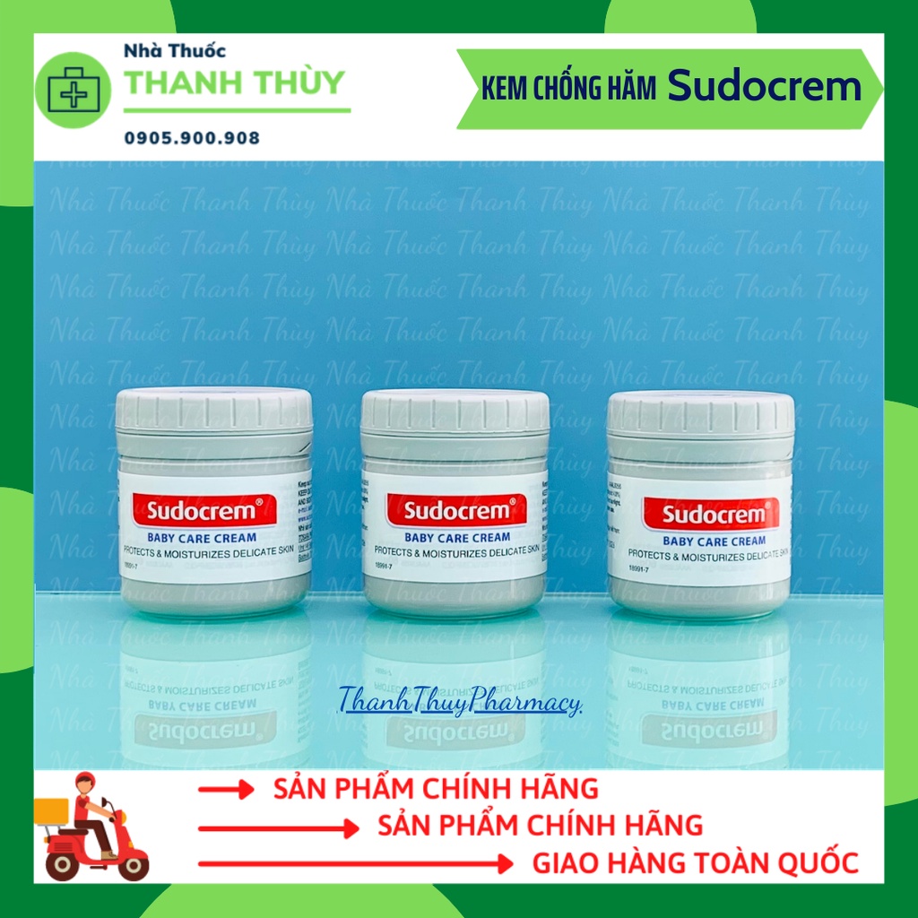 Kem Chống Hăm SudoCrem [Lọ 60g] Nhập Khẩu Chính Hãng Công Ty DKSH - Chăm Sóc Da Cho Bé