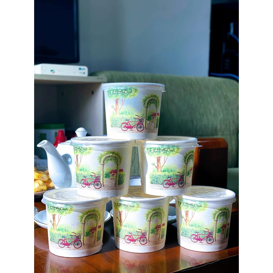 50 Cốc giấy 300ml đựng chè