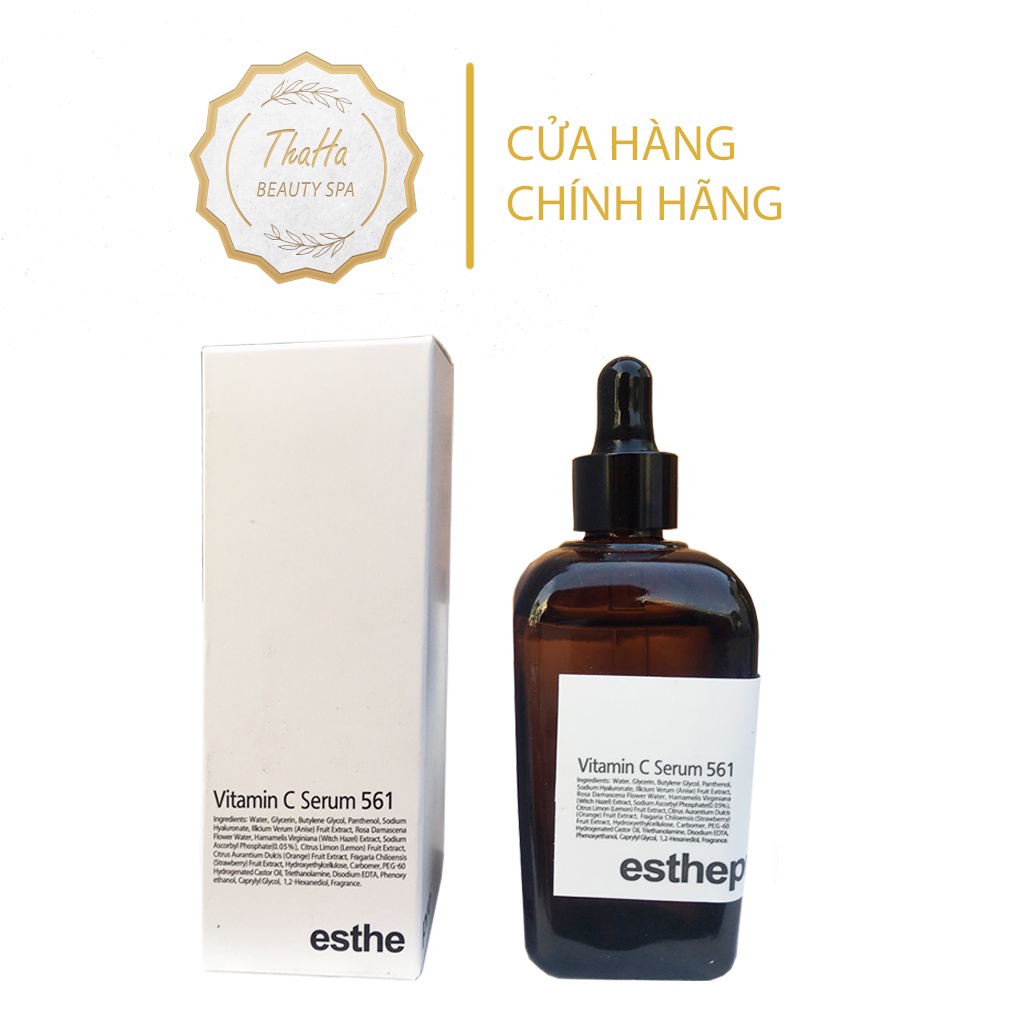 Serum chống nắng bên trong, da sáng mịn - Vitamin C Serum 561 Esthemax 100ml
