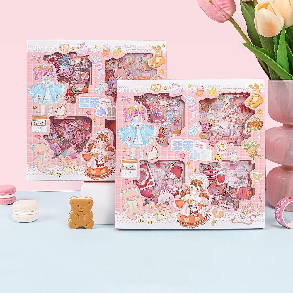 Miếng Dán Trang Trí Album Họa Tiết Hoạt Hình DIY