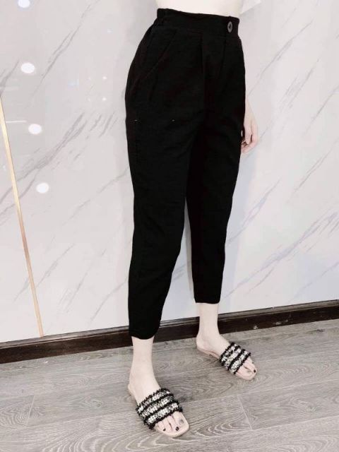 Quần baggy đũi xước siêu mát
