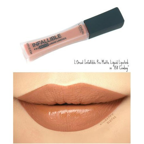 Son Kem Lì Lâu Trôi L'oreal Paris Pro Matte Liquid Liptick Màu 358