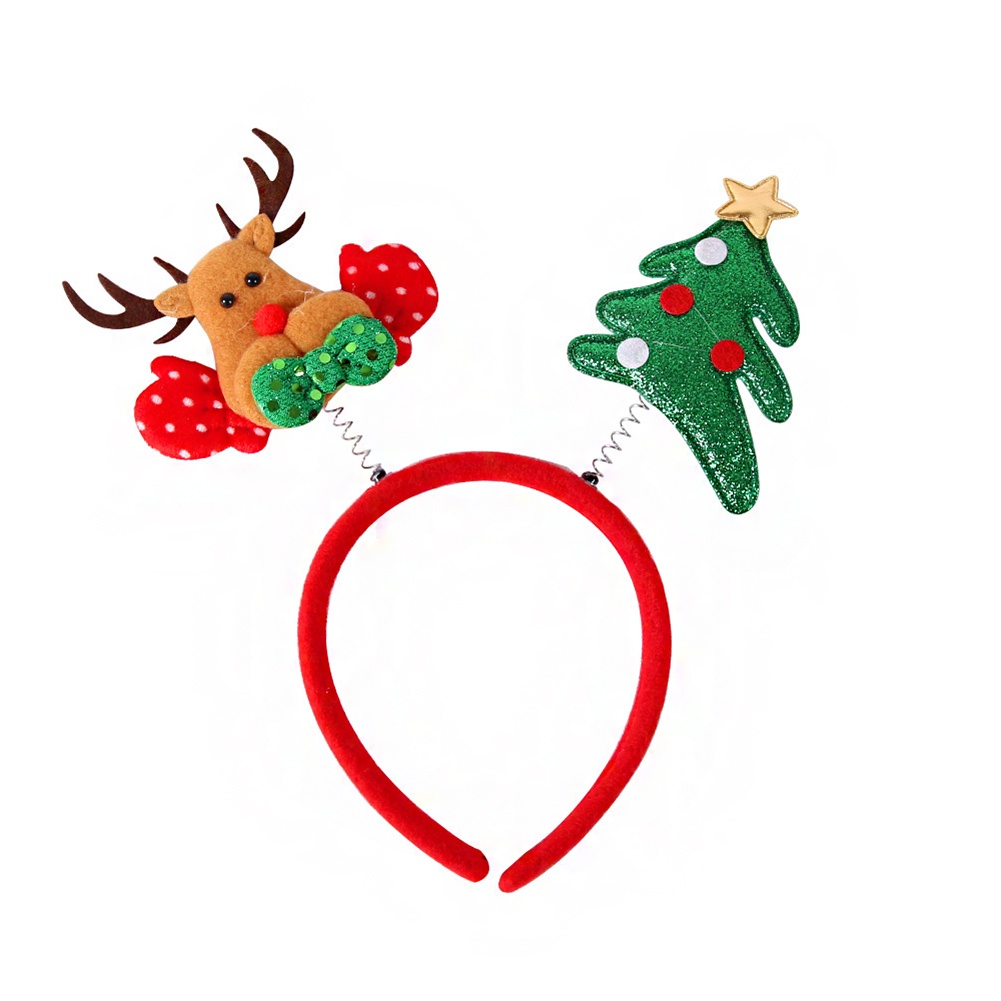 Băng Đô Cài Tóc Phong Cách Giáng Sinh Hoạt Hình Dễ Thương