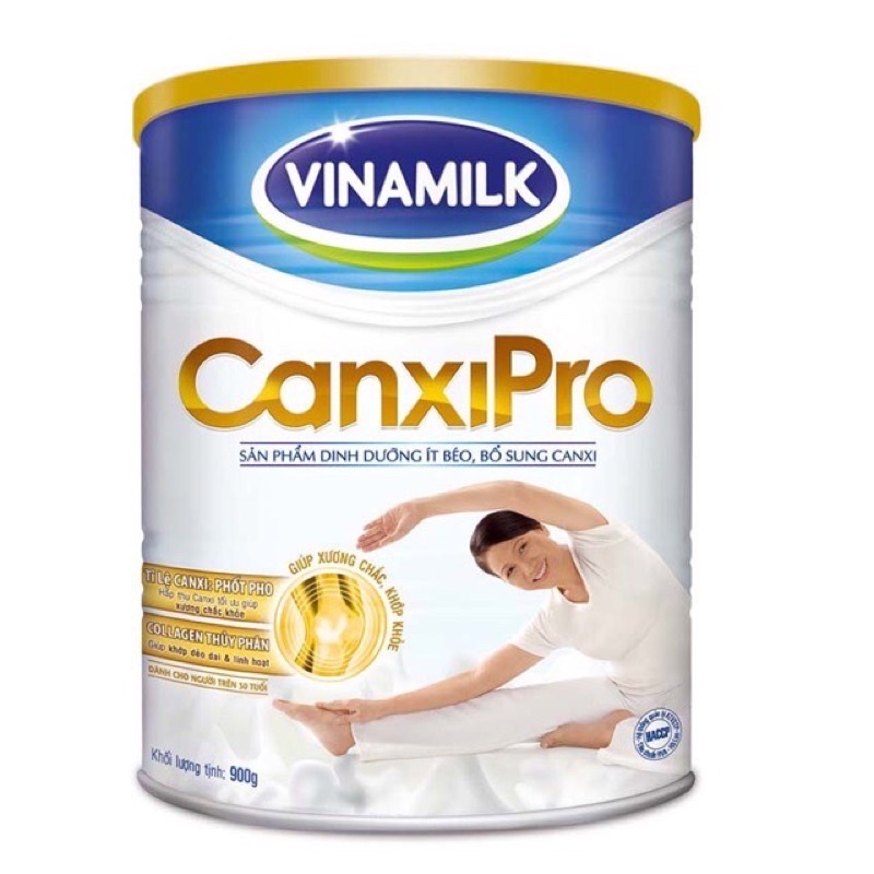 Sữa Bột CanxiPro Vinamilk Chống Loãng Xương Lon 900g