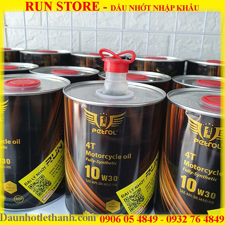 Combo 12 Lon Nhớt Tổng Hợp PETROL ONE 10W30 – API SN – 1000ml