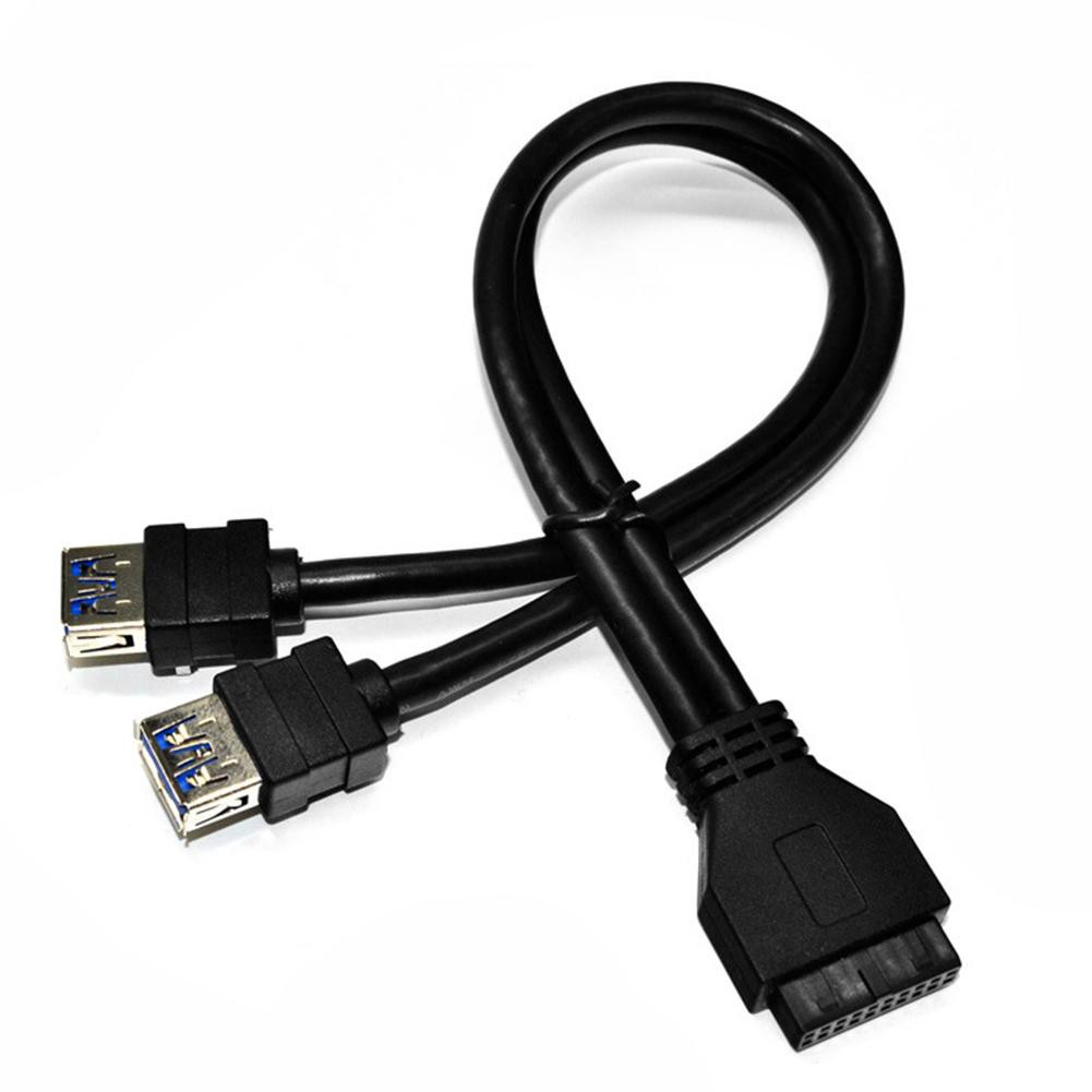 (Dom) Cáp Chuyển Đổi 20pin Sang 2 Cổng Usb 3.0 Cho Pc