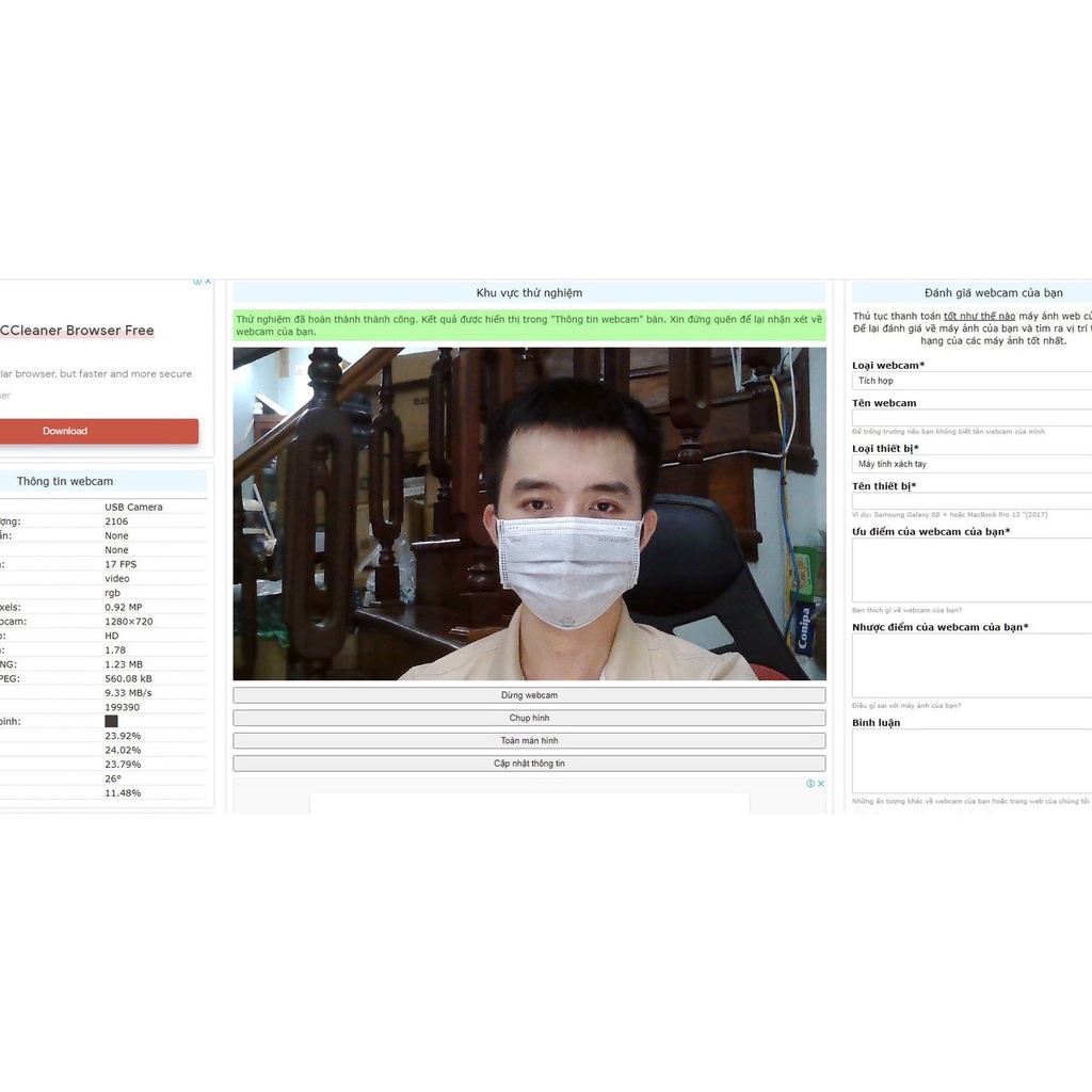 Webcam Máy Tính HD 720P Có Mic chuyên dụng Cho Livestream, Học Và Làm Việc Online Siêu Nét