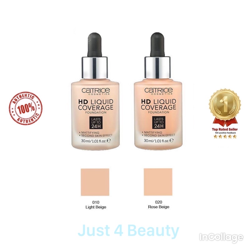 Kem Nền Catrice HD Liquid Coverage Foundation