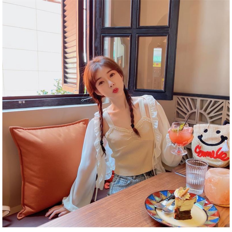 Áo Khoác Voan Mỏng Dáng Ngắn Thời Trang Mùa Hè Hàng Mới 2022 Dành Cho Bạn Nữ