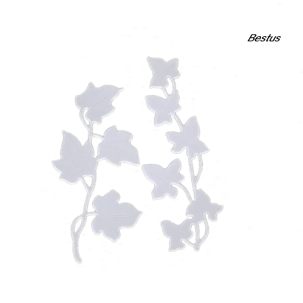 Khuôn Cắt Giấy Làm Từ Kim Loại Tạo Hình Lá Trang Trí Scrapbook