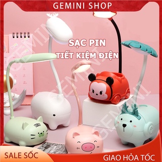 Đèn ngủ kiêm đèn học pin sạc đa năng dễ thương YW909 GEMINI SHOP