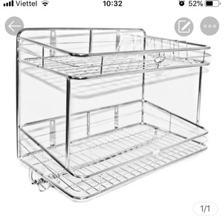 Trạn, kệ úp chén, bát bắn tường inox hàng đẹp, ống đũa hai ngăn inox
