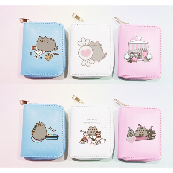 Ví pusheen VNI15 ví ngắn cute bóp dễ thương idol kpop army thần tượng hoạt hình