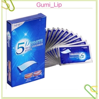 Miếng dán trắng răng 5D White Teeth Whitening Strips Hộp 7 tờ 14 miếng
