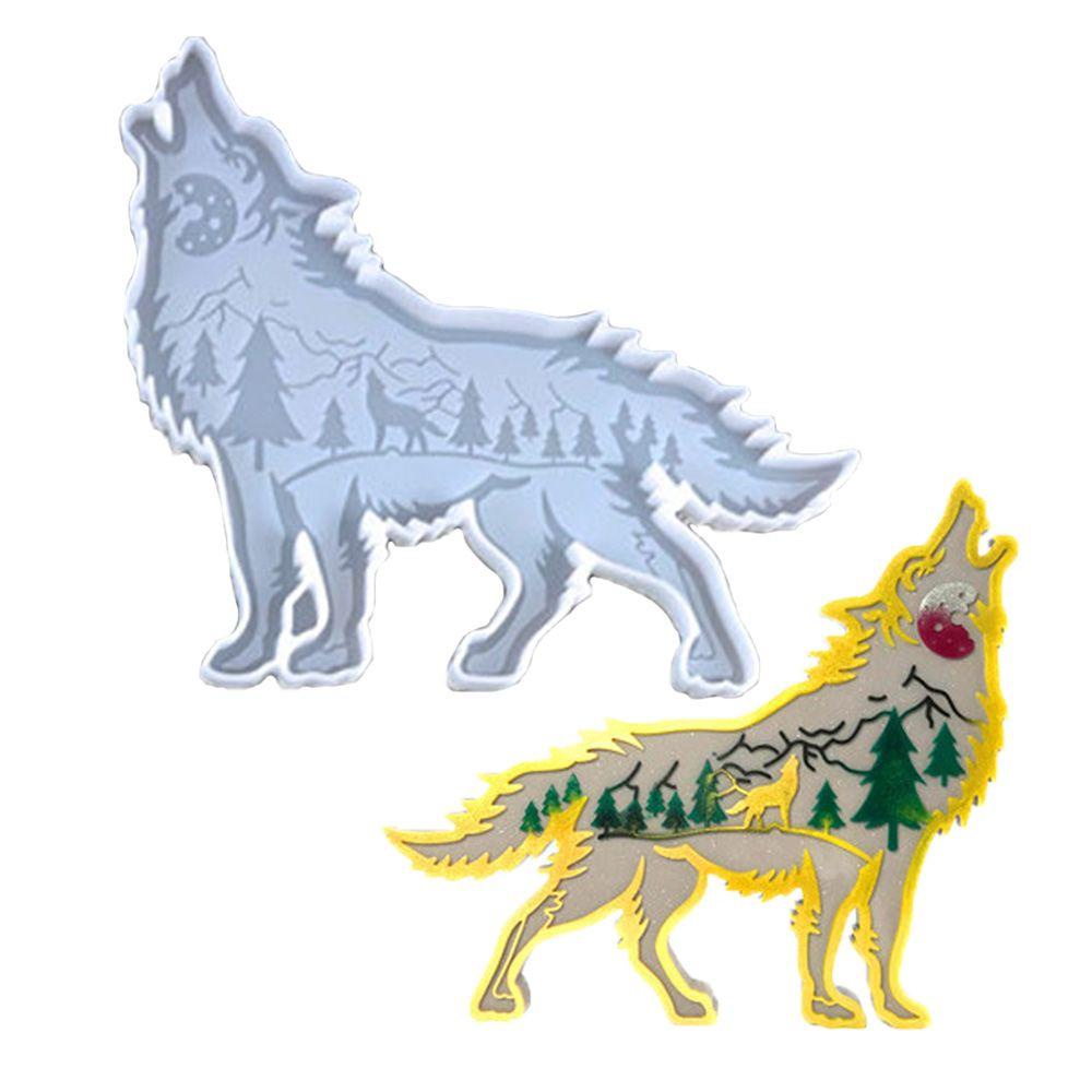 Khuôn Silicone Làm Mặt Dây Chuyền Hình Chim Cú / Voi / Ngựa / Động Vật Độ