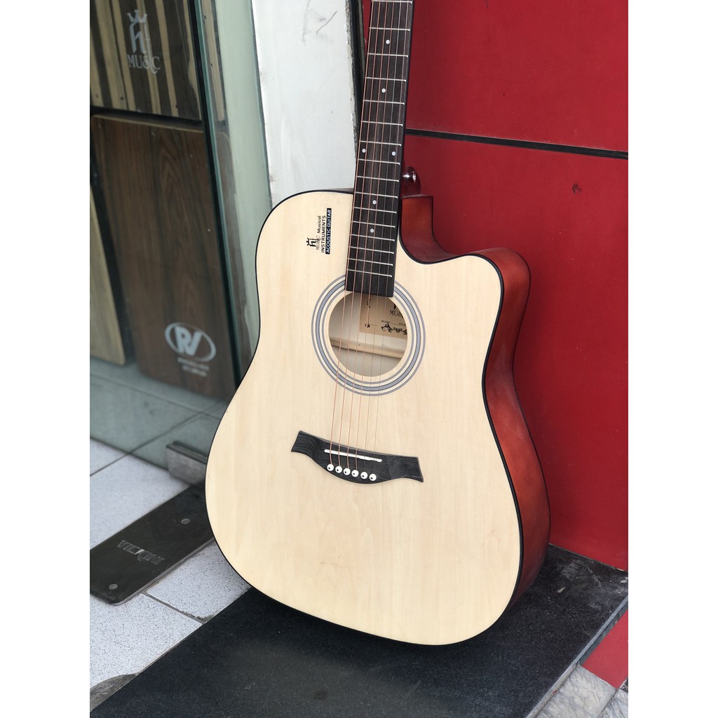 [Tặng kèm phụ kiện] Đàn guitar acoustic HT music giá rẻ sinh viên