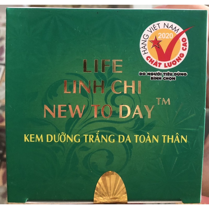 Kem Dưỡng Trắng Da Toàn Thân Linh Chi New Today 90g