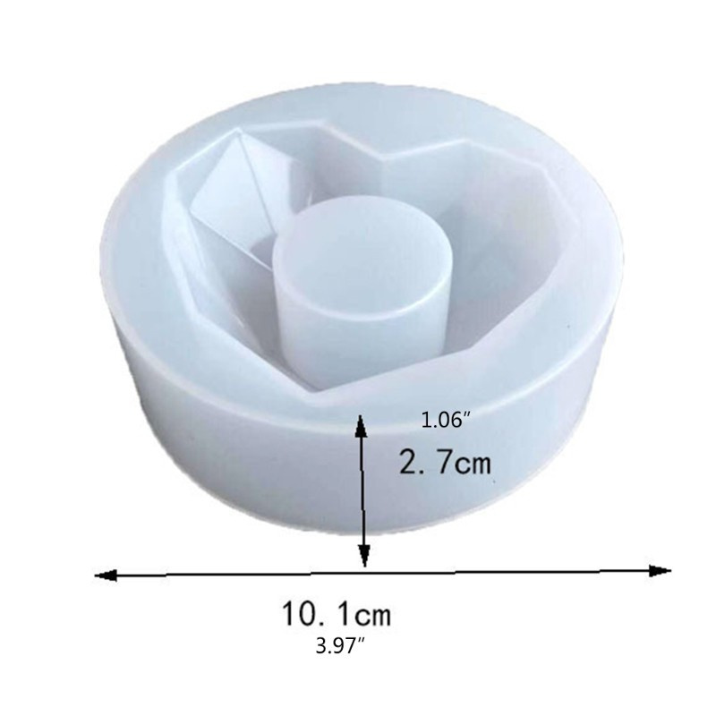 Khuôn Silicone Làm Chậu Hoa / Nến Bằng Nhựa Epoxy Diy