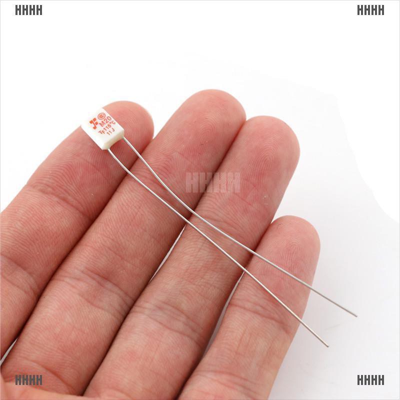 Bộ 10 Cầu Chì Nhiệt M20 Tf 115 Chất Lượng Cao ° C 250v