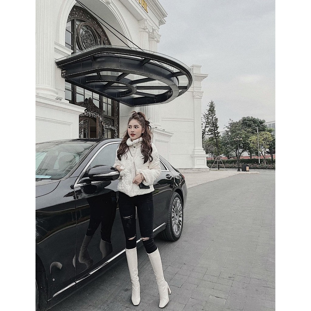 Quần jeans đen rách đùi mã 10 (kèm ảnh thật, video)