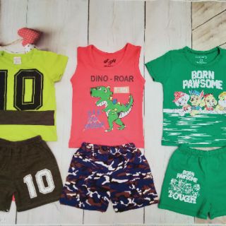 COMBO 3 BỘ ĐỒ BÉ TRAI SIZE 6-20KG