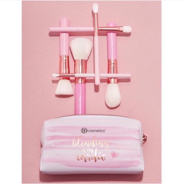 Bộ cọ kèm túi Mini Pink Perfection Bh cosmetics