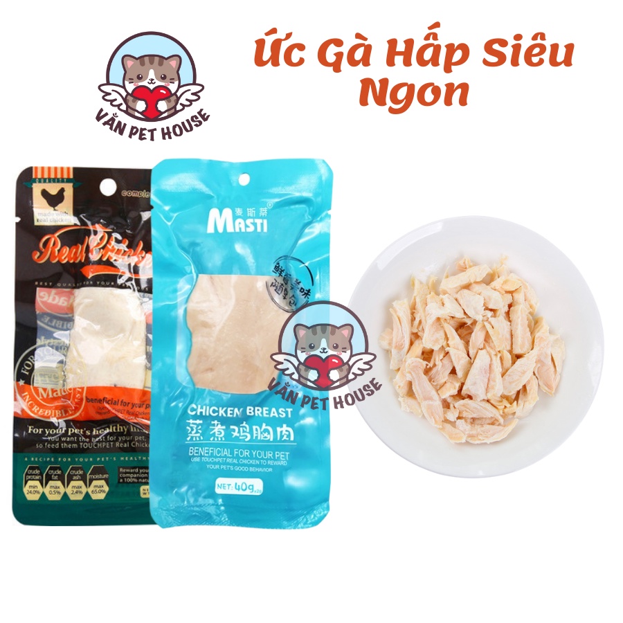 Snack Ức gà tươi Masti cho chó mèo thú cưng