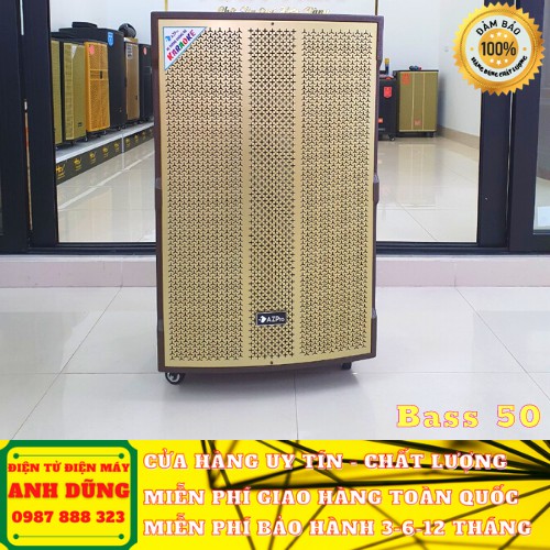 LOA KÉO KARAOKE DI ĐỘNG AZPRO 18 BASS 50 - KHÔNG ĐÀNH CHO NGƯỜI YẾU TIM