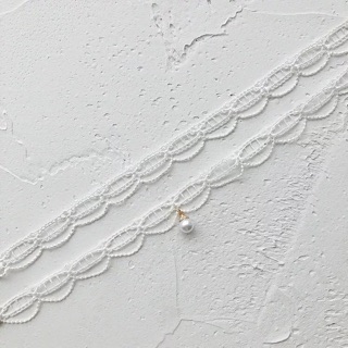 Choker vòng cổ đan hoa