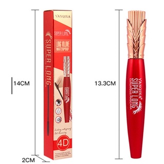 Mascara sợi tơ 4D chống nước làm cong dày và dài mi hiệu quả 2022