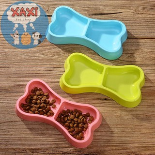 BÁT ĂN ĐÔI NHỰA HÌNH XƯƠNG CHO THÚ CƯNG CHÓ MÈO - XAXI Petshop